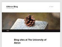 Tablet Screenshot of blogs.uakron.edu