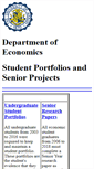 Mobile Screenshot of economics.uakron.edu