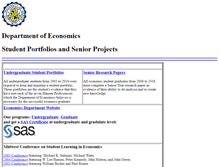 Tablet Screenshot of economics.uakron.edu